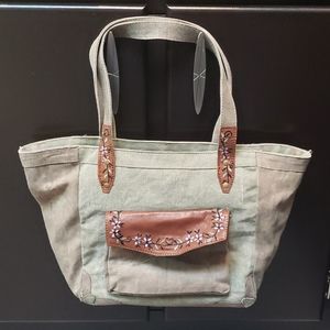 Mona B Distressed Handbag